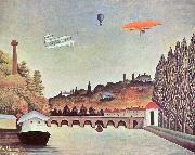 Henri Rousseau Brucke in Sevres oil